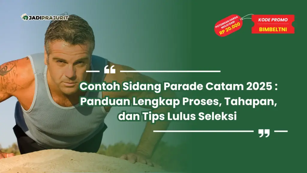 Contoh Sidang Parade Catam 2025