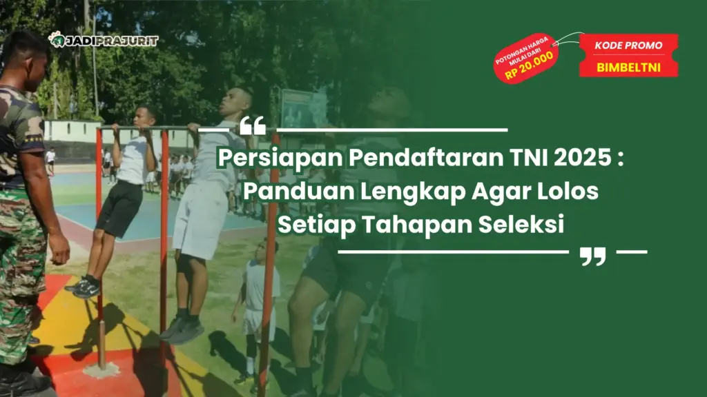 persisapan pendaftaran tni