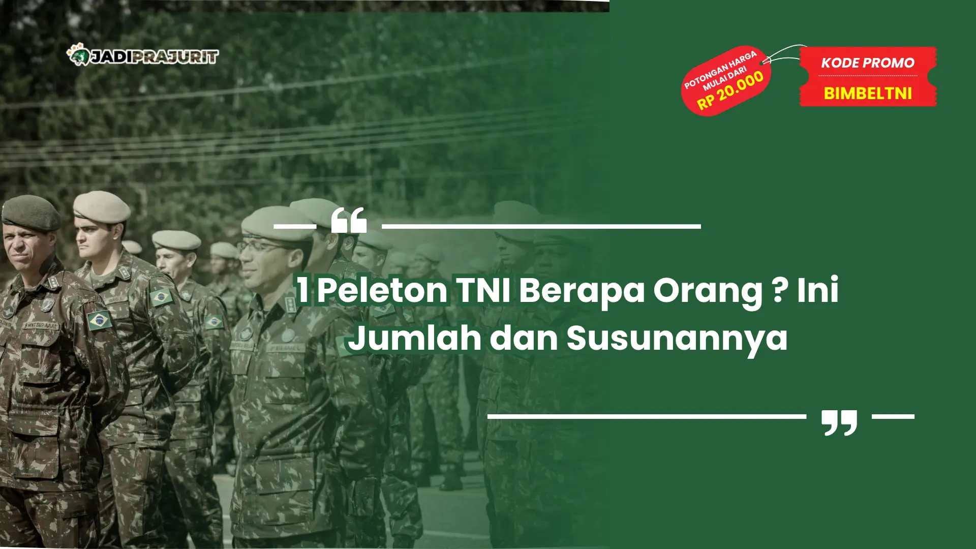 1 Peleton TNI Berapa Orang