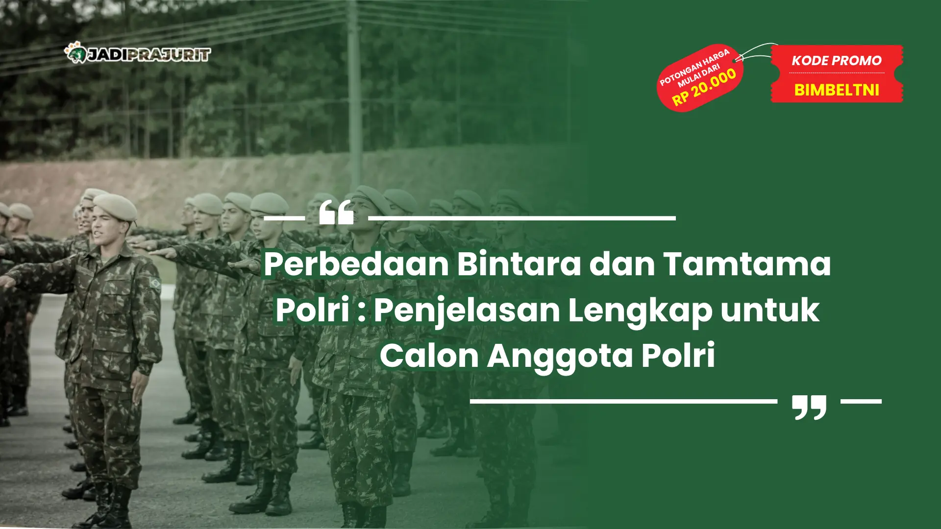 Perbedaan Bintara dan Tamtama Polri