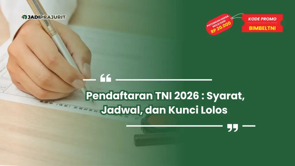 Pendaftaran TNI 2026