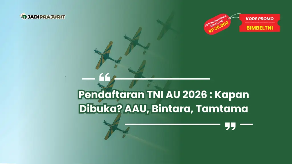 Pendaftaran TNI AU 2026
