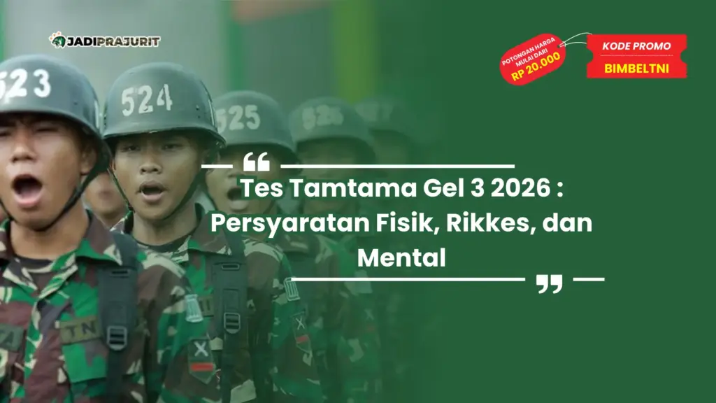 Tes Tamtama Gel 3 2026