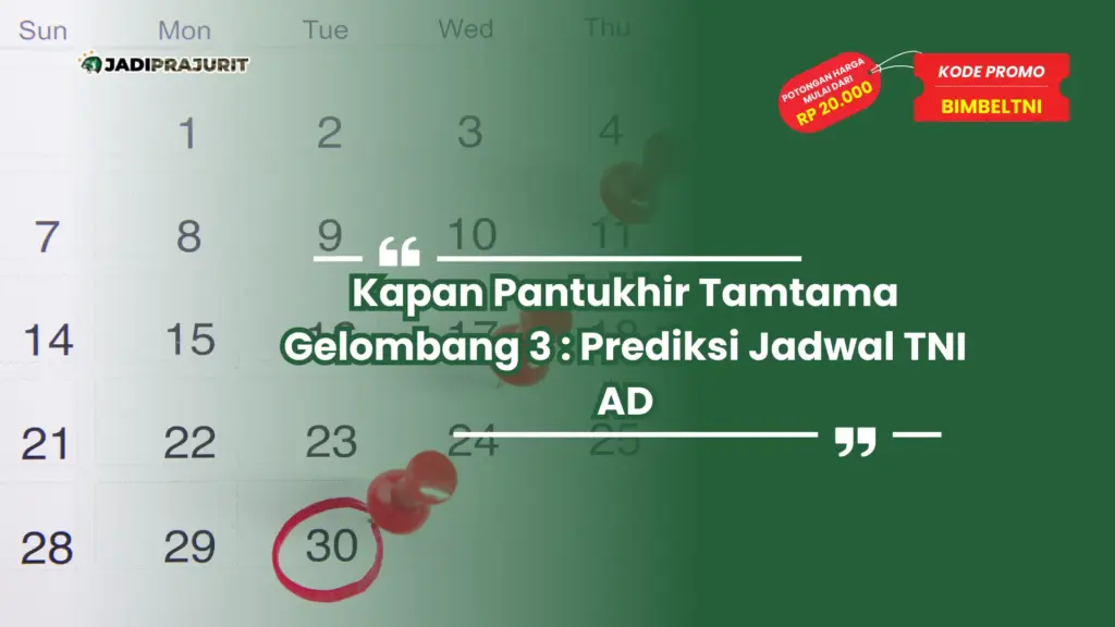 Kapan Pantukhir Tamtama Gelombang 3