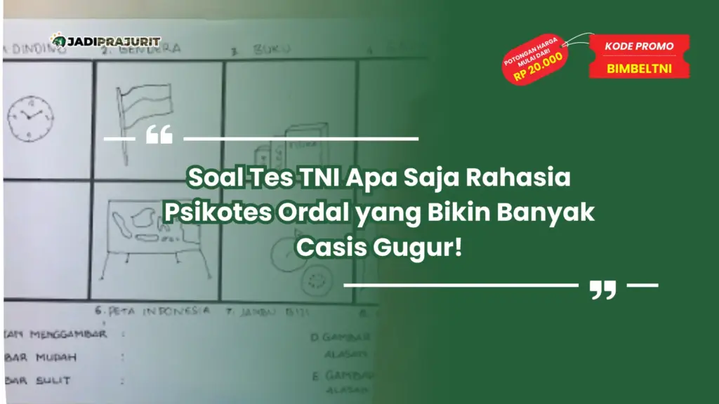 soal tes tni apa saja