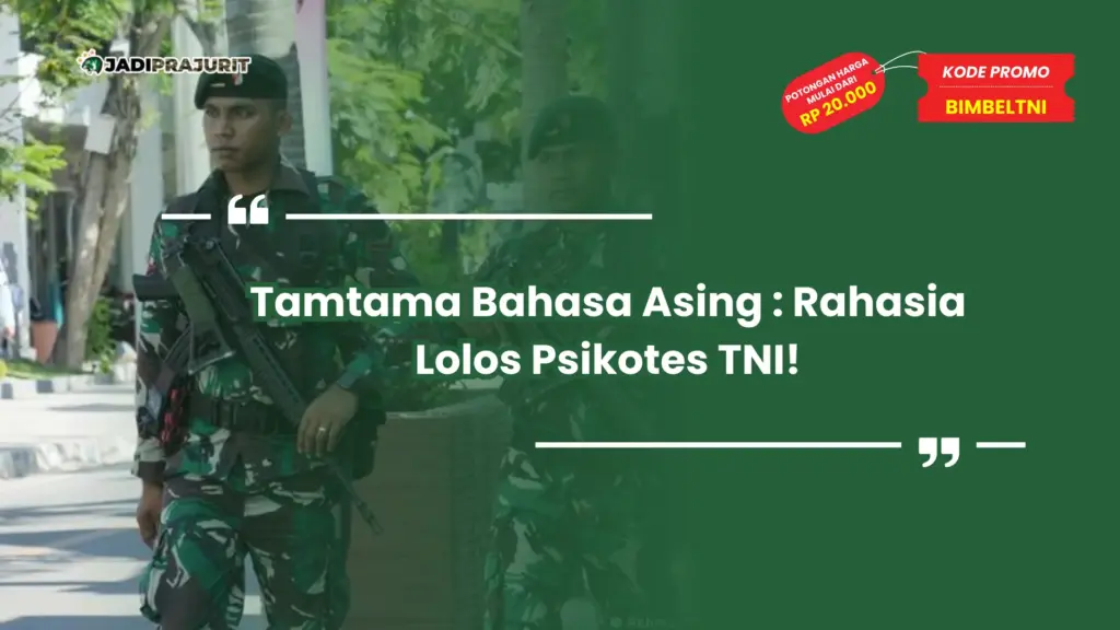 tamtama bahasa asing