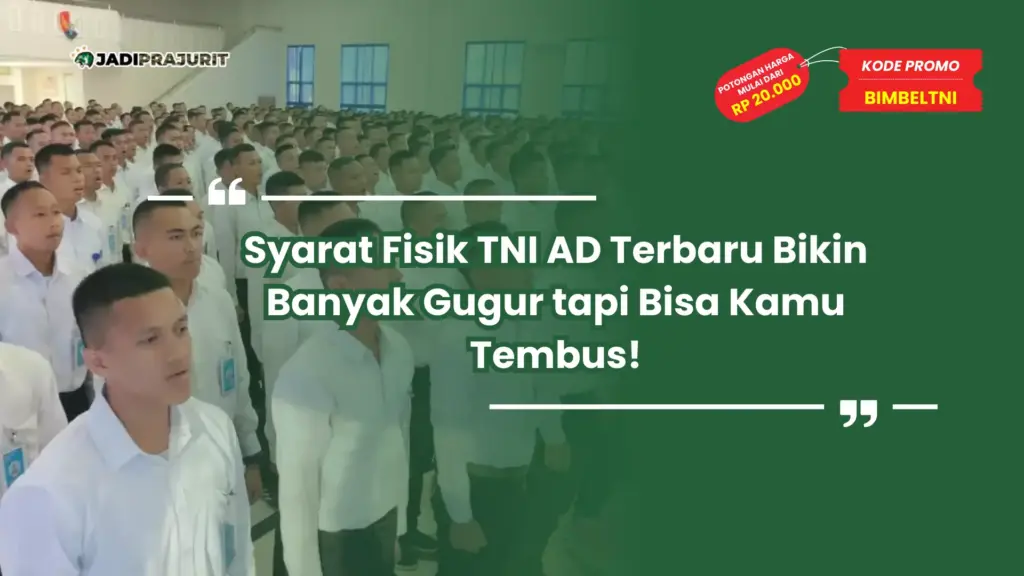 syarat fisik tni ad terbaru