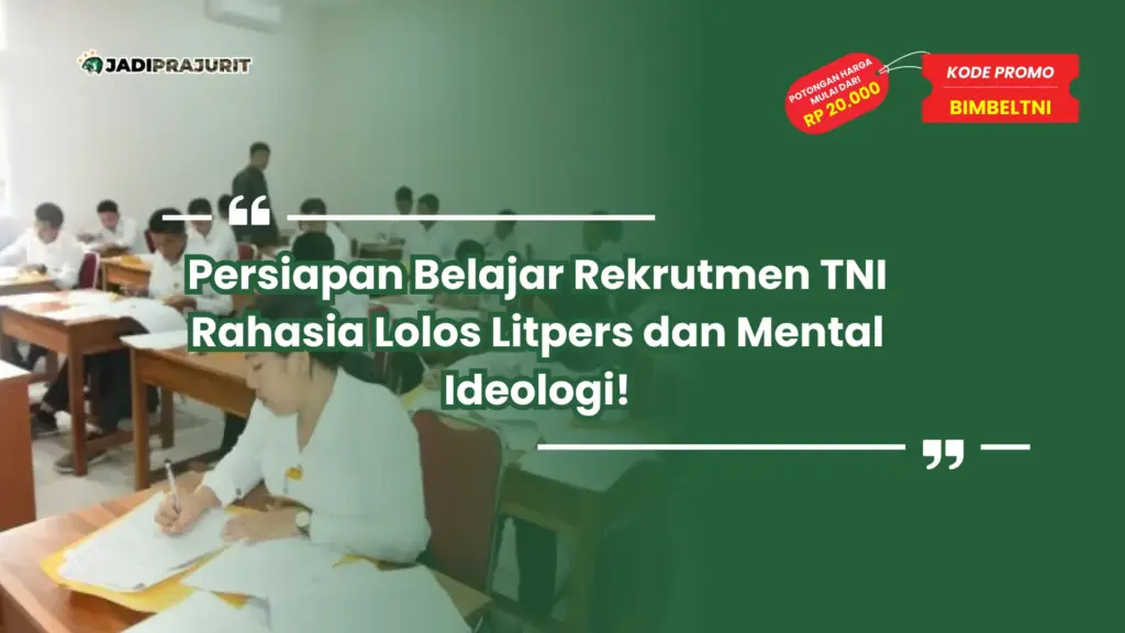 persiapan belajar rekrutmen tni