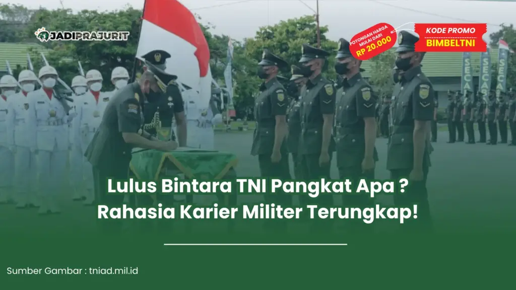 lulus bintara tni pangkat apa