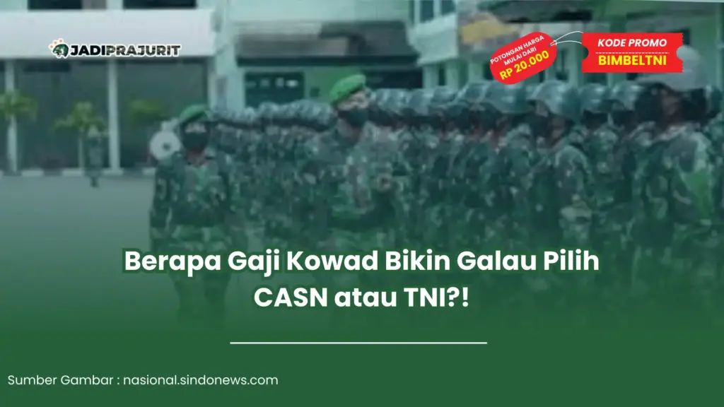 berapa gaji kowad