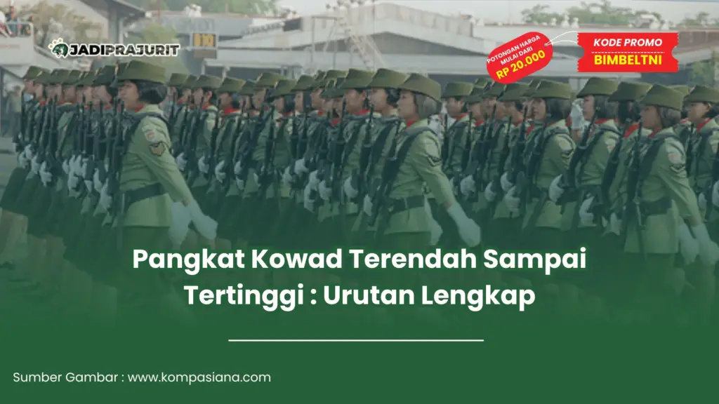 pangkat kowad terendah sampai tertinggi