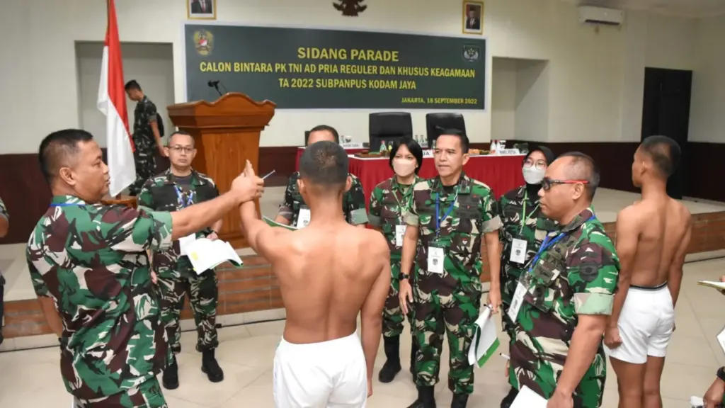 contoh tes parade tni ad