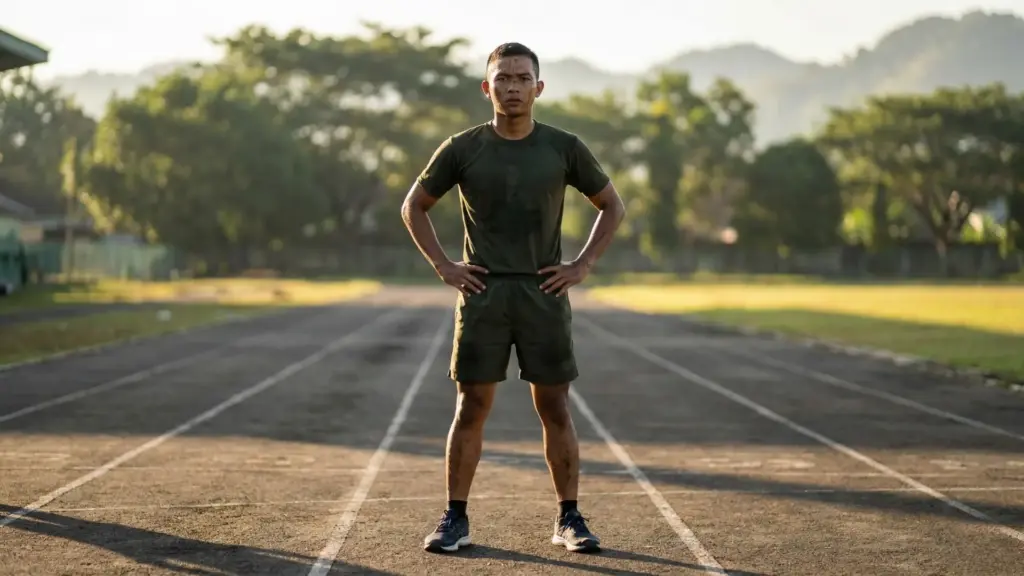 Tes fisik TNI AD vs AL vs AU