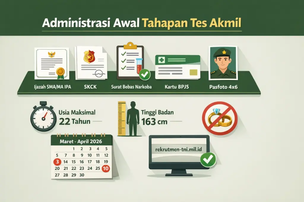 Tahapan tes Akmil