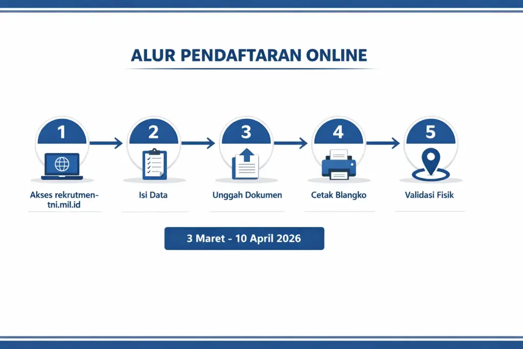 cara mendaftar akmil 2026