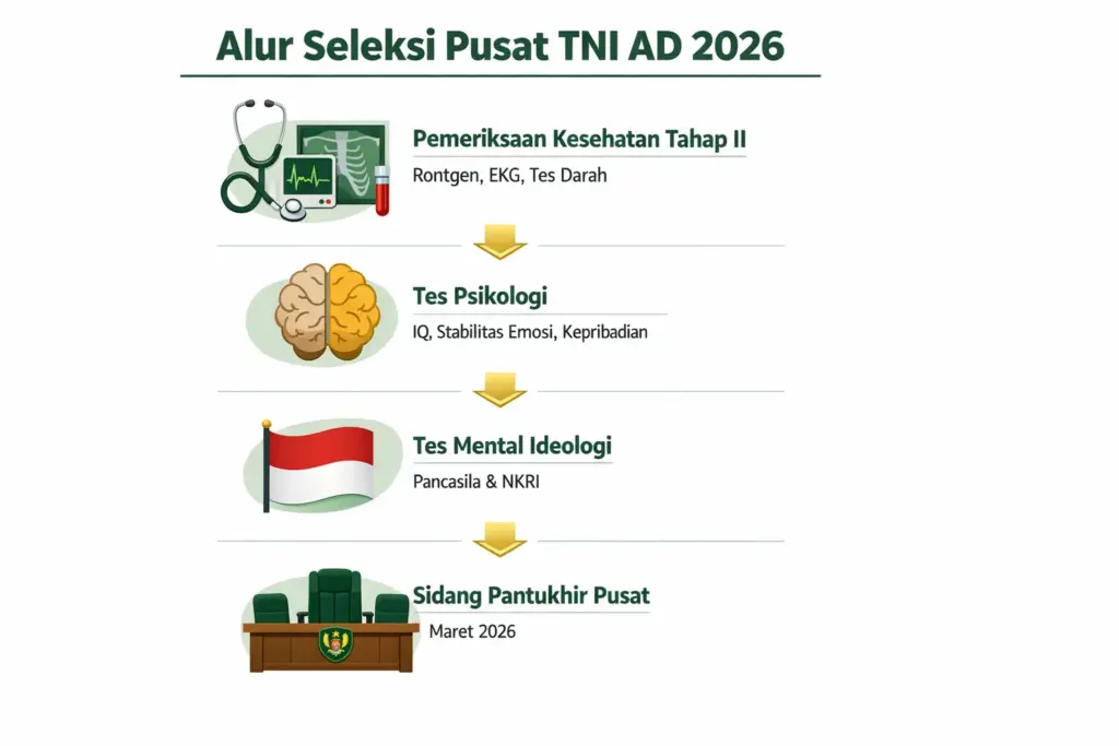 seleksi pusat tni ad 2026