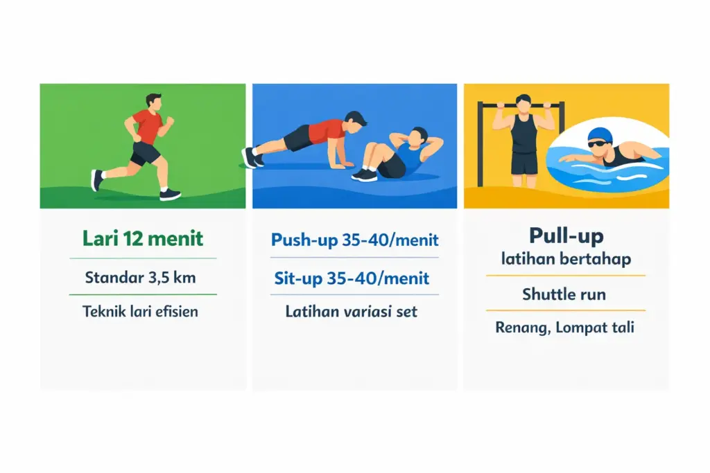 tips latihan fisik masuk tni