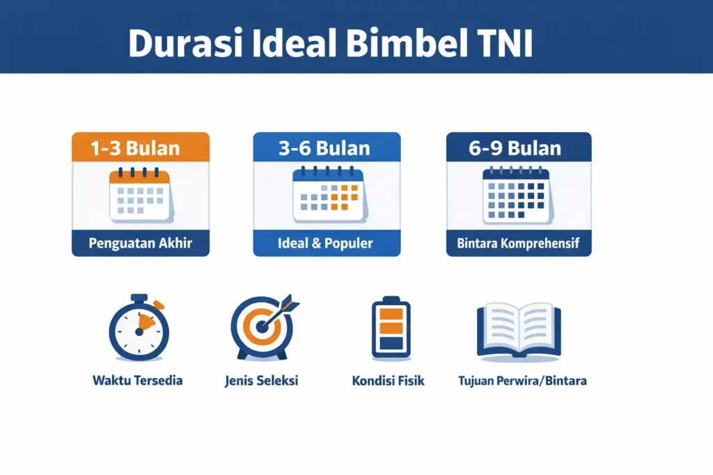bimbel tni berapa lama