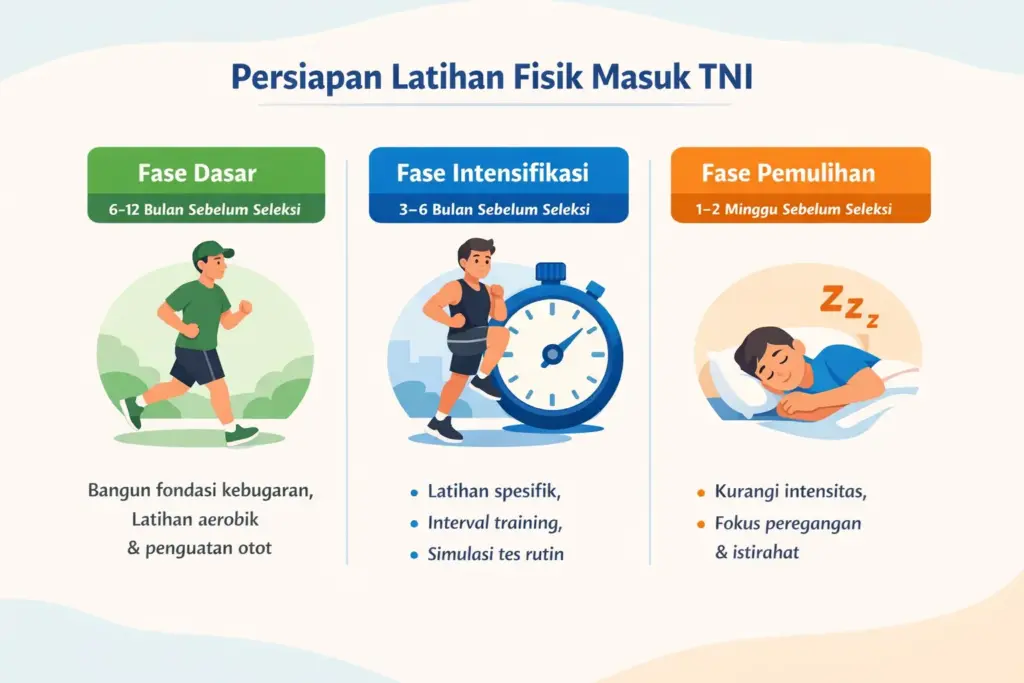 tips latihan fisik masuk tni