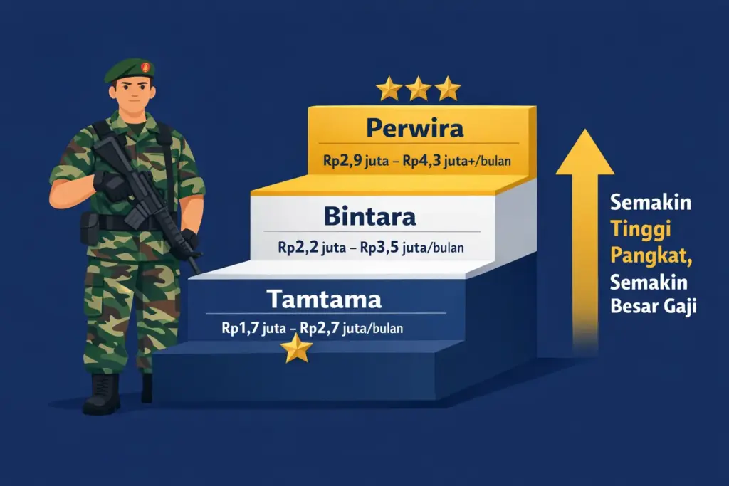 gaji anggota tni