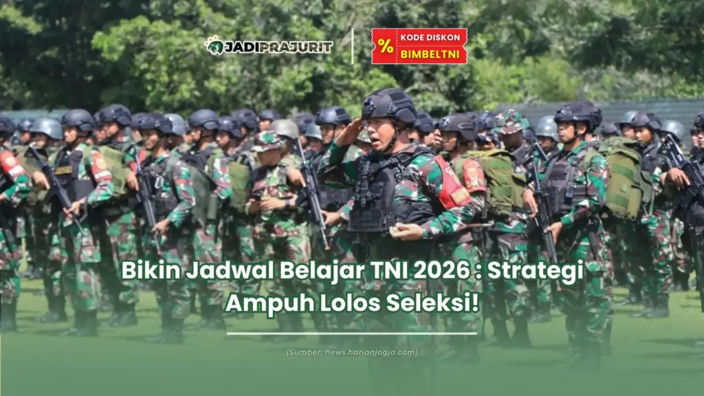 bikin jadwal belajar tni 2026