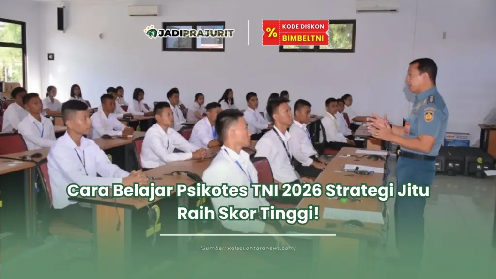 cara belajar psikotes tni 2026
