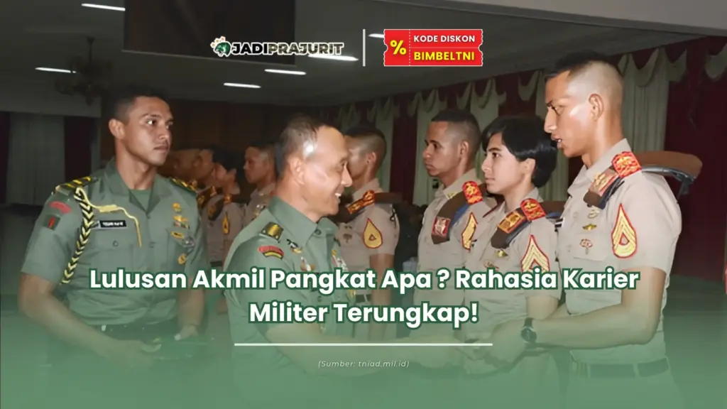 lulusan akmil pangkat apa