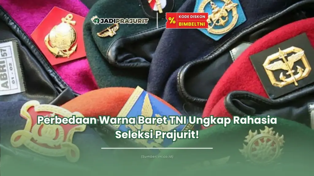 perbedaan warna baret tni