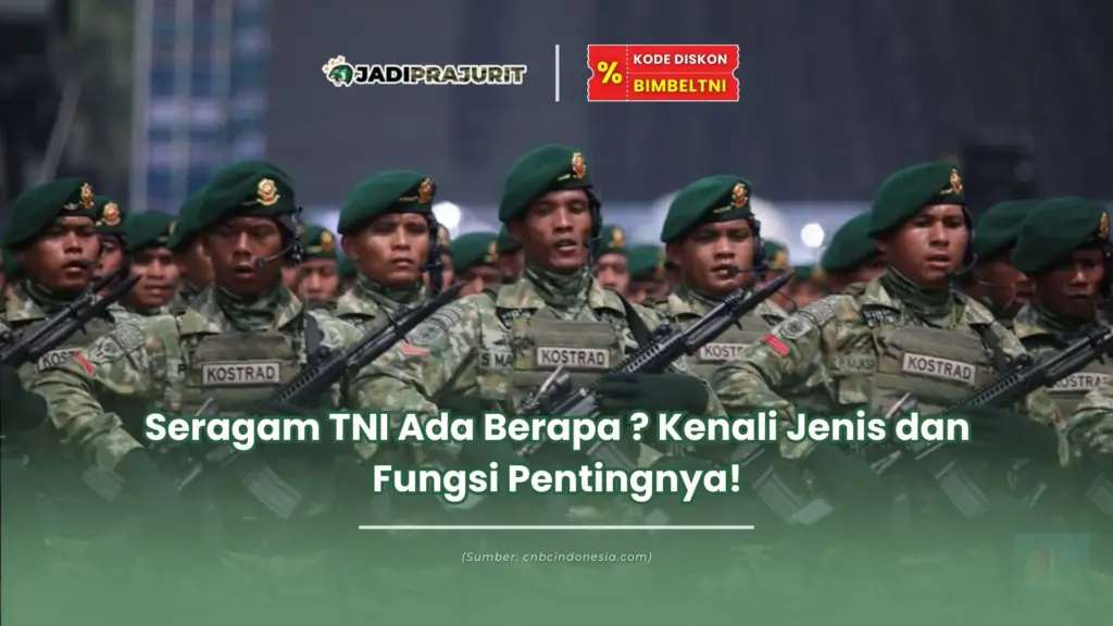 seragam tni ada berapa