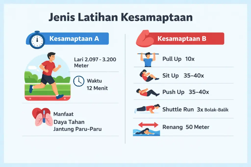 Jenis Latihan Kesamaptaan