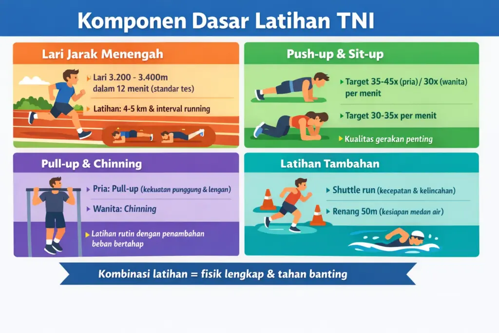 porsi latihan fisik tni