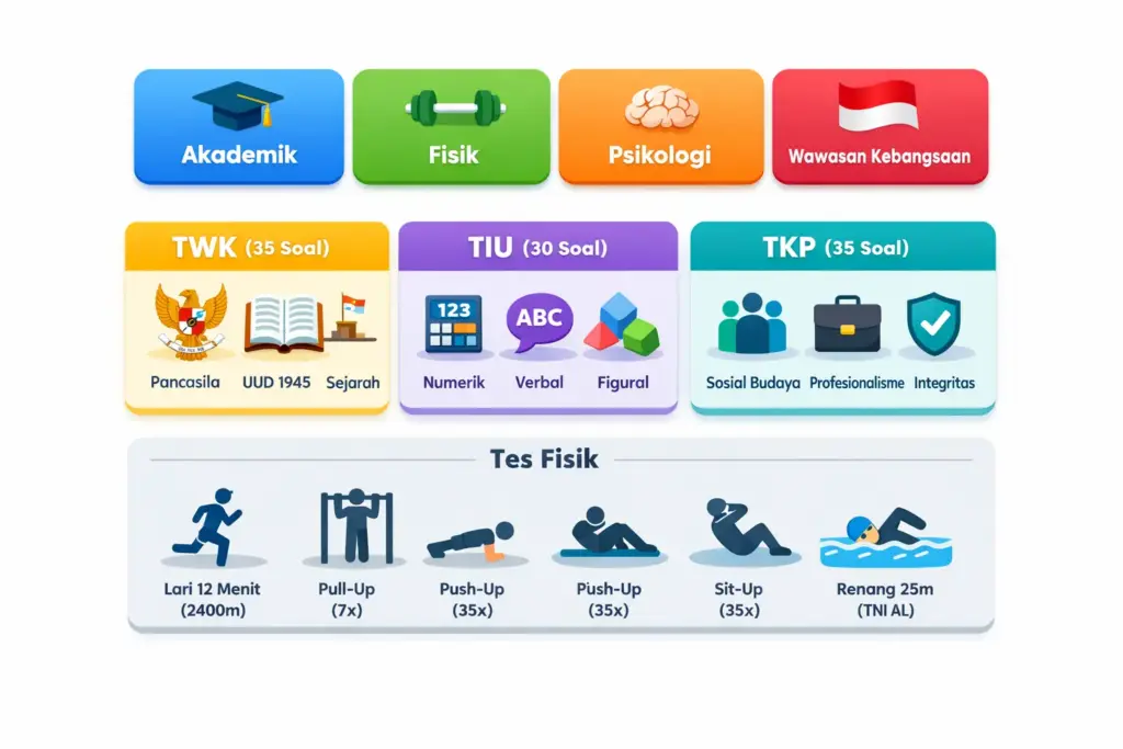 seleksi tni belajar apa