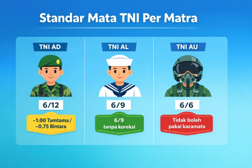 tes kesehatan mata tni