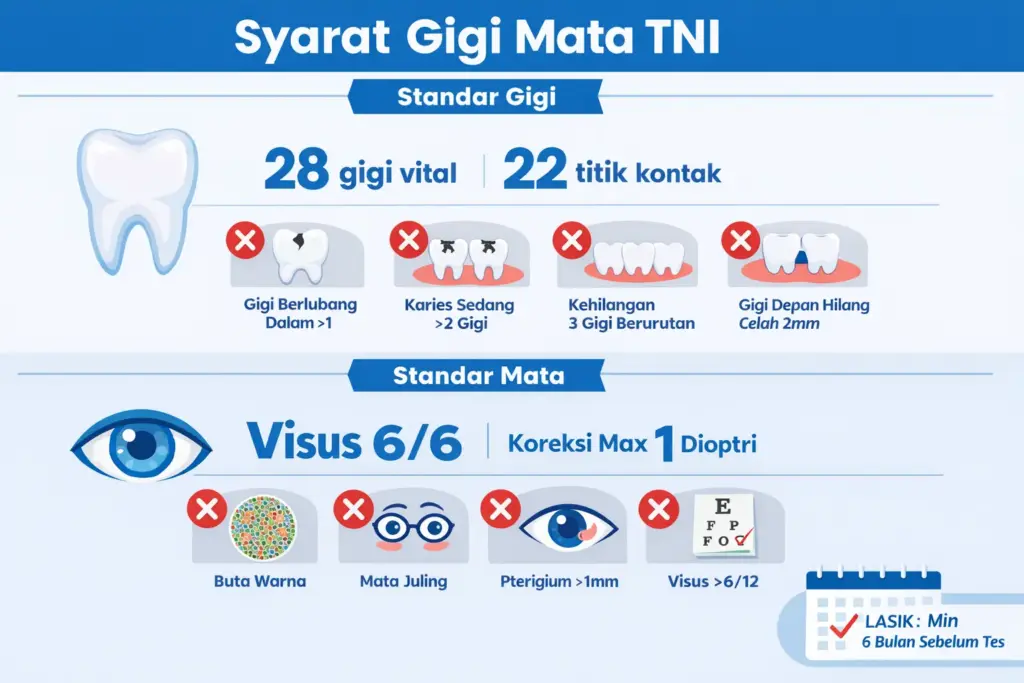 cara lolos tes kesehatan tni