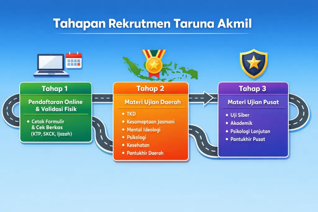 rekrutmen taruna akmil