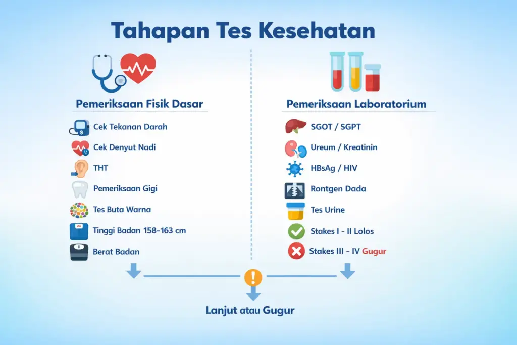 tes kesehatan tni