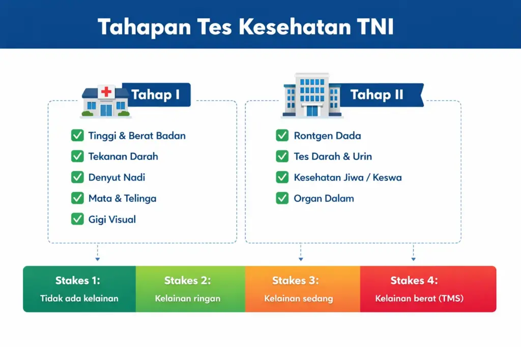 cara lolos tes kesehatan tni