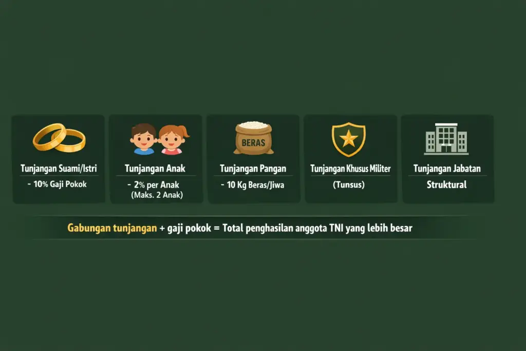 gaji anggota tni