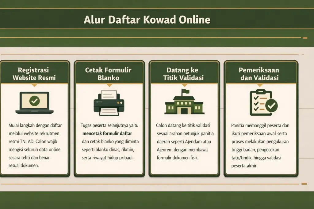 pendaftaran kowad 2026