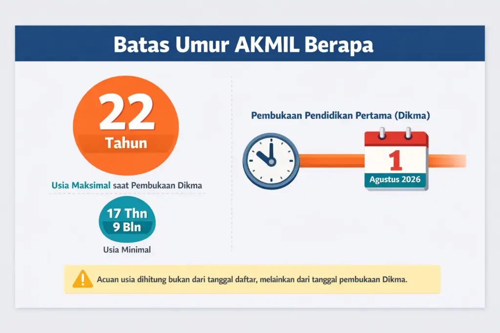 batas umur akmil