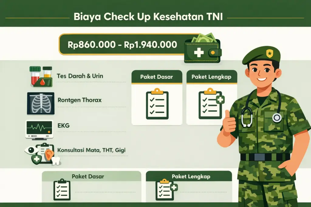 biaya check up kesehatan tni