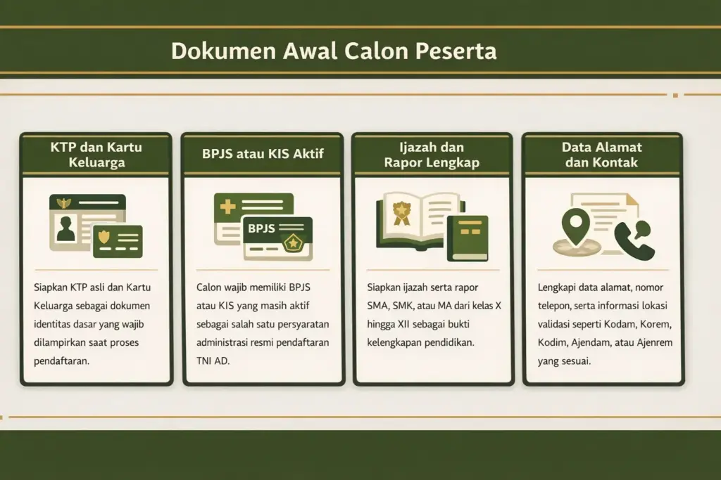 jadwal pendaftaran tni ad