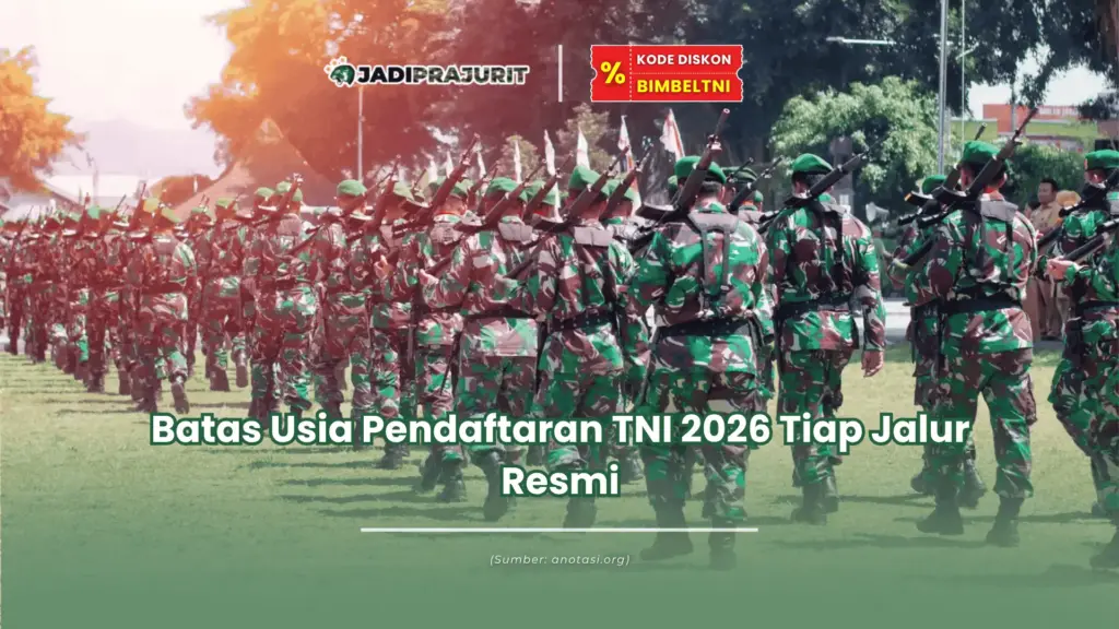 Batas usia pendaftaran tni