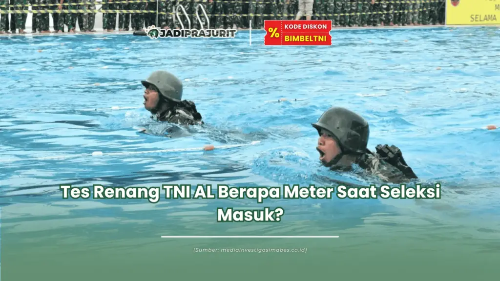 tes renang tni al berapa meter