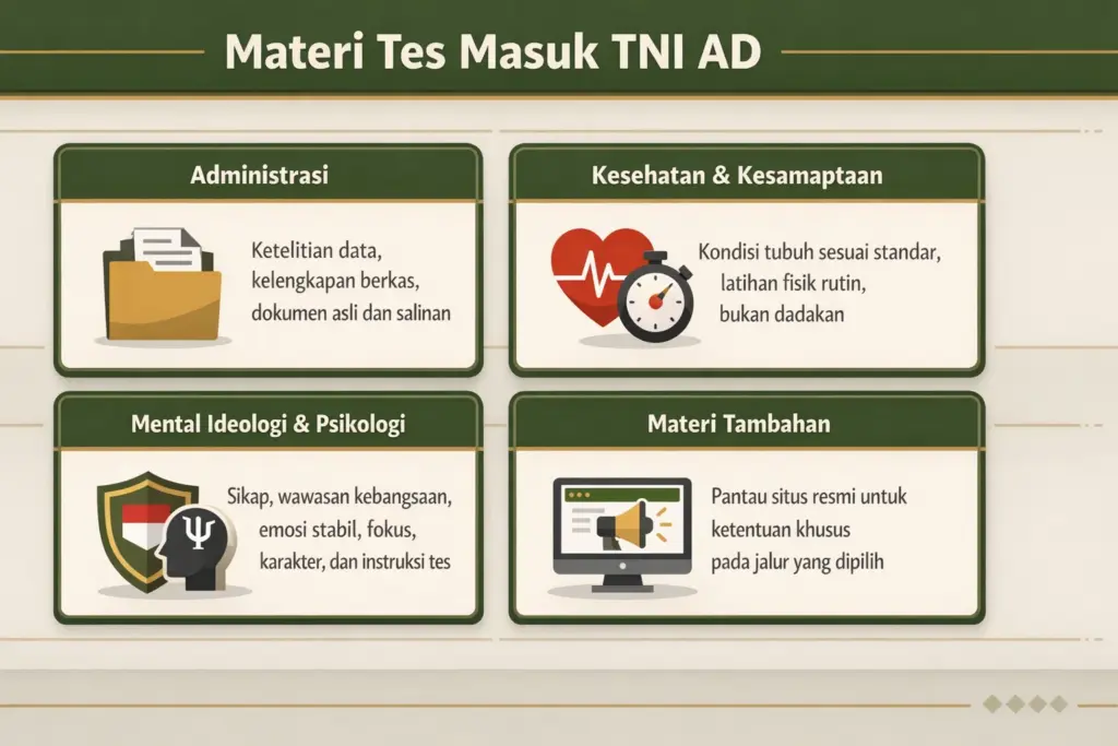Tahapan Seleksi TNI AD