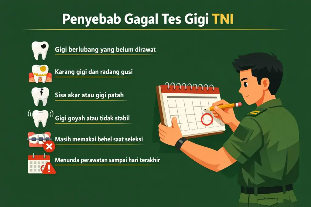 tes kesehatan gigi tni