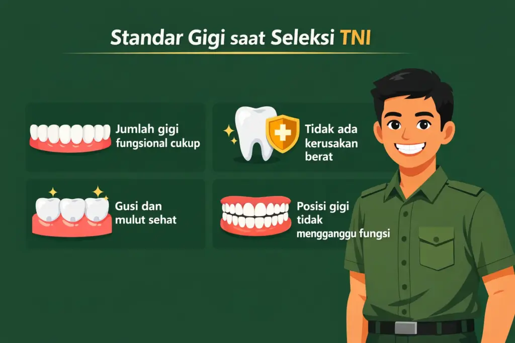 tes kesehatan gigi tni