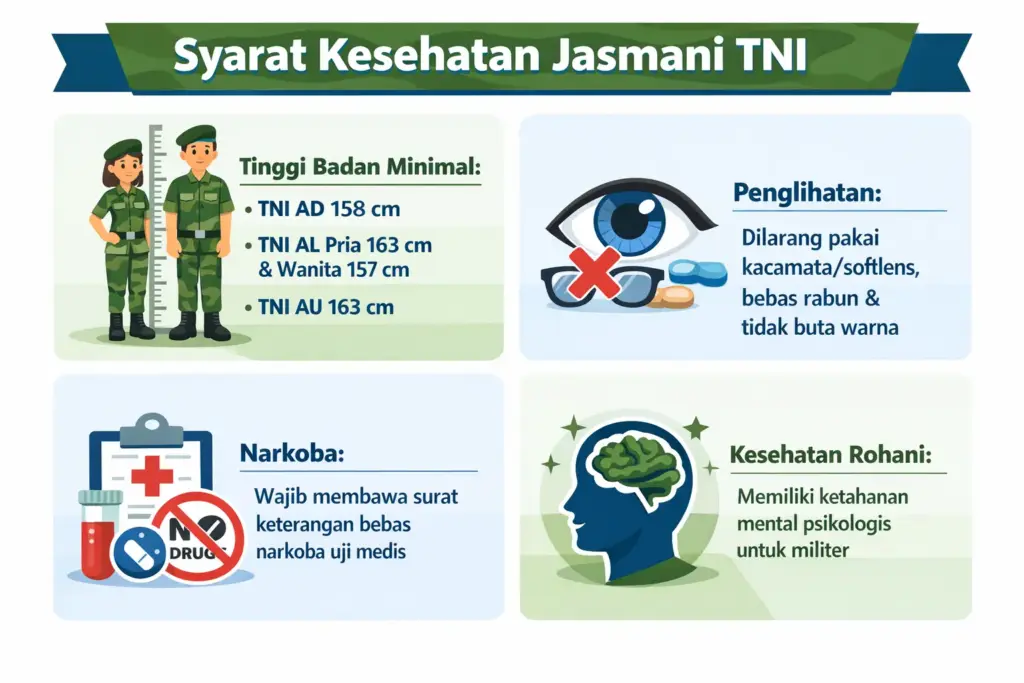 Syarat umum menjadi TNI