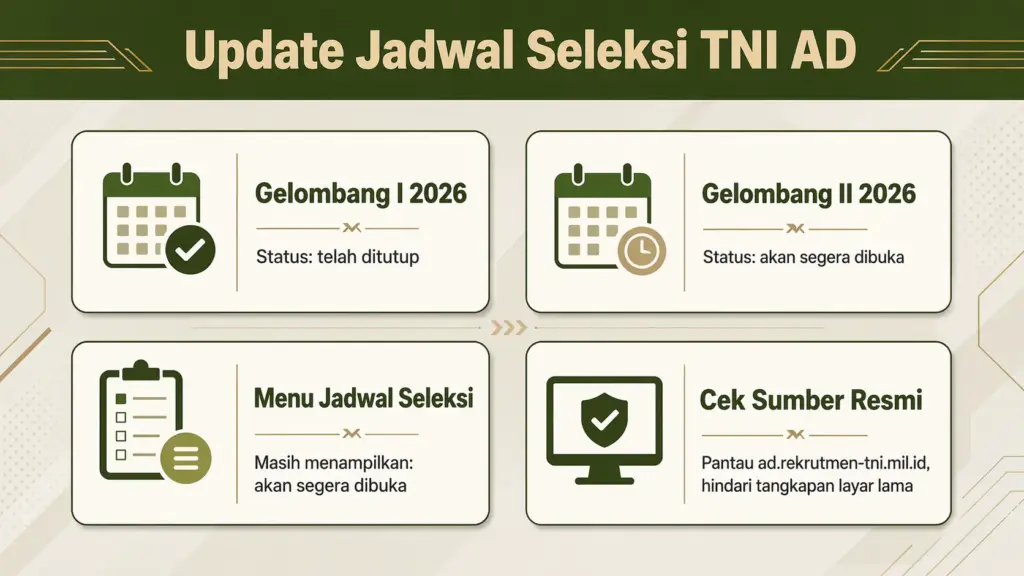 jadwal seleksi tni ad