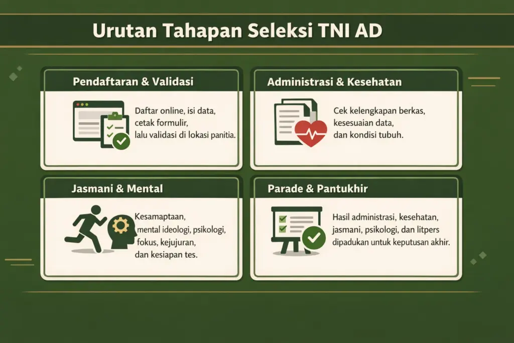 Tahapan Seleksi TNI AD
